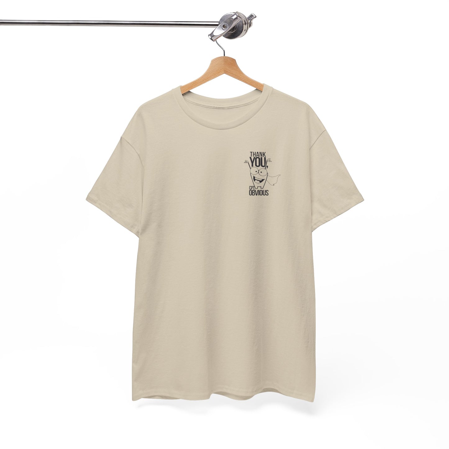"Capt Obvious" Unisex Heavy Cotton Tee