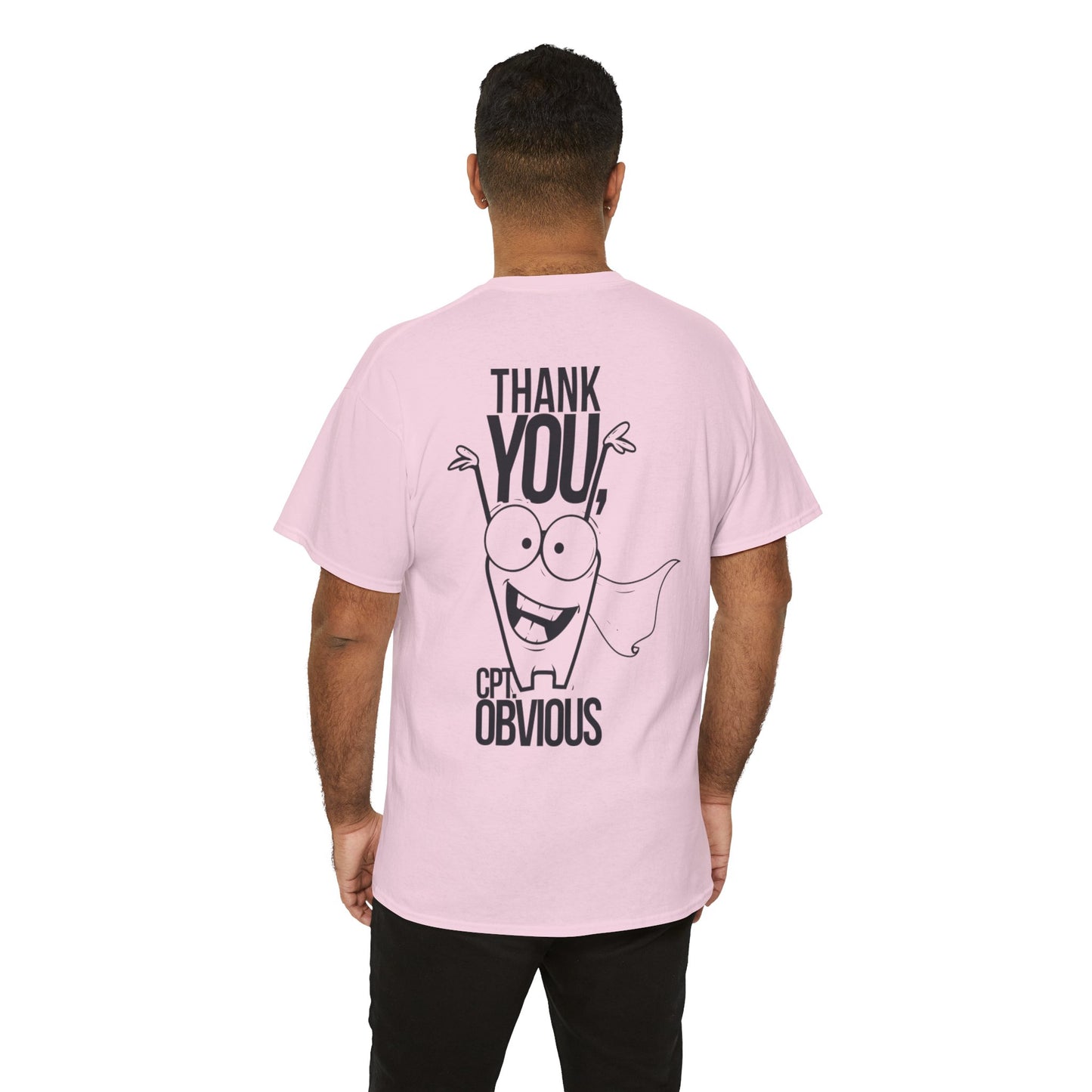 "Capt Obvious" Unisex Heavy Cotton Tee