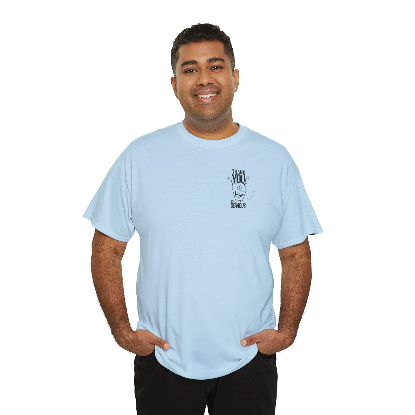 "Capt Obvious" Unisex Heavy Cotton Tee
