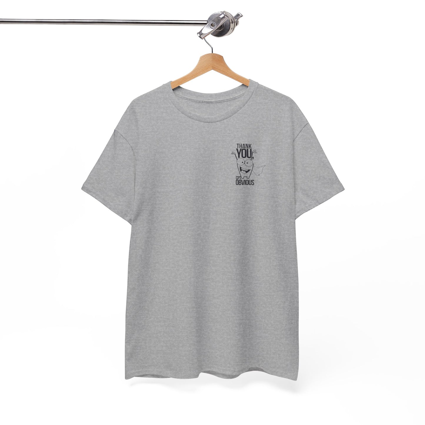 "Capt Obvious" Unisex Heavy Cotton Tee