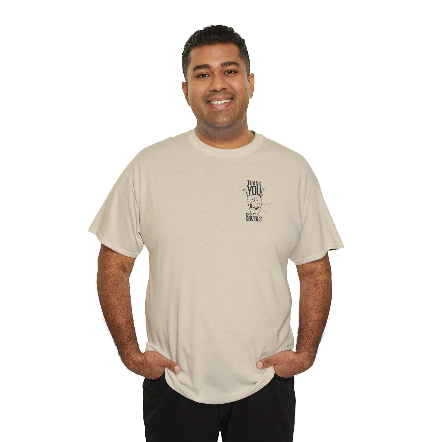 "Capt Obvious" Unisex Heavy Cotton Tee
