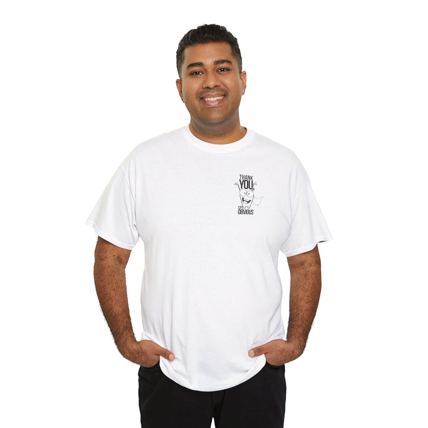 "Capt Obvious" Unisex Heavy Cotton Tee