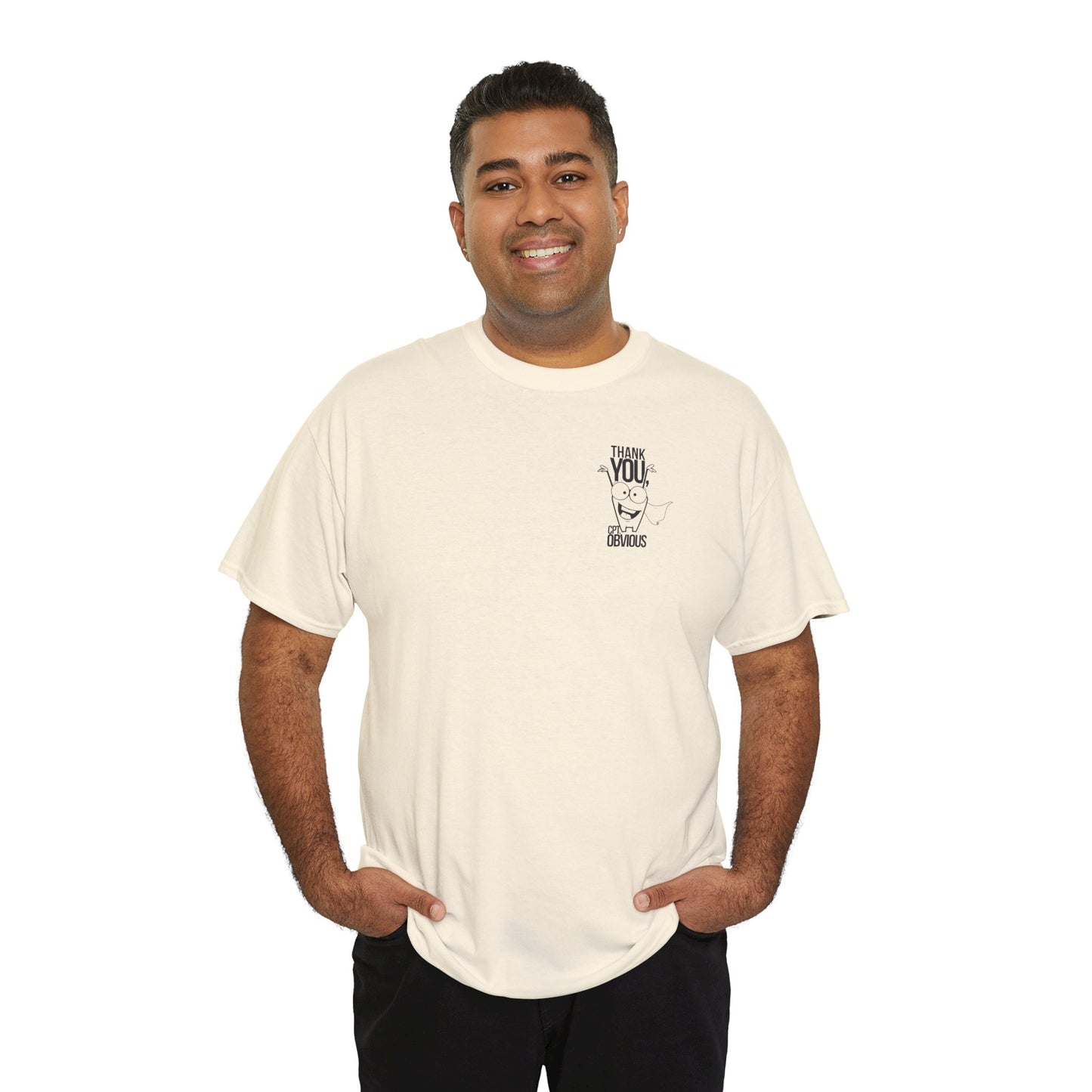 "Capt Obvious" Unisex Heavy Cotton Tee
