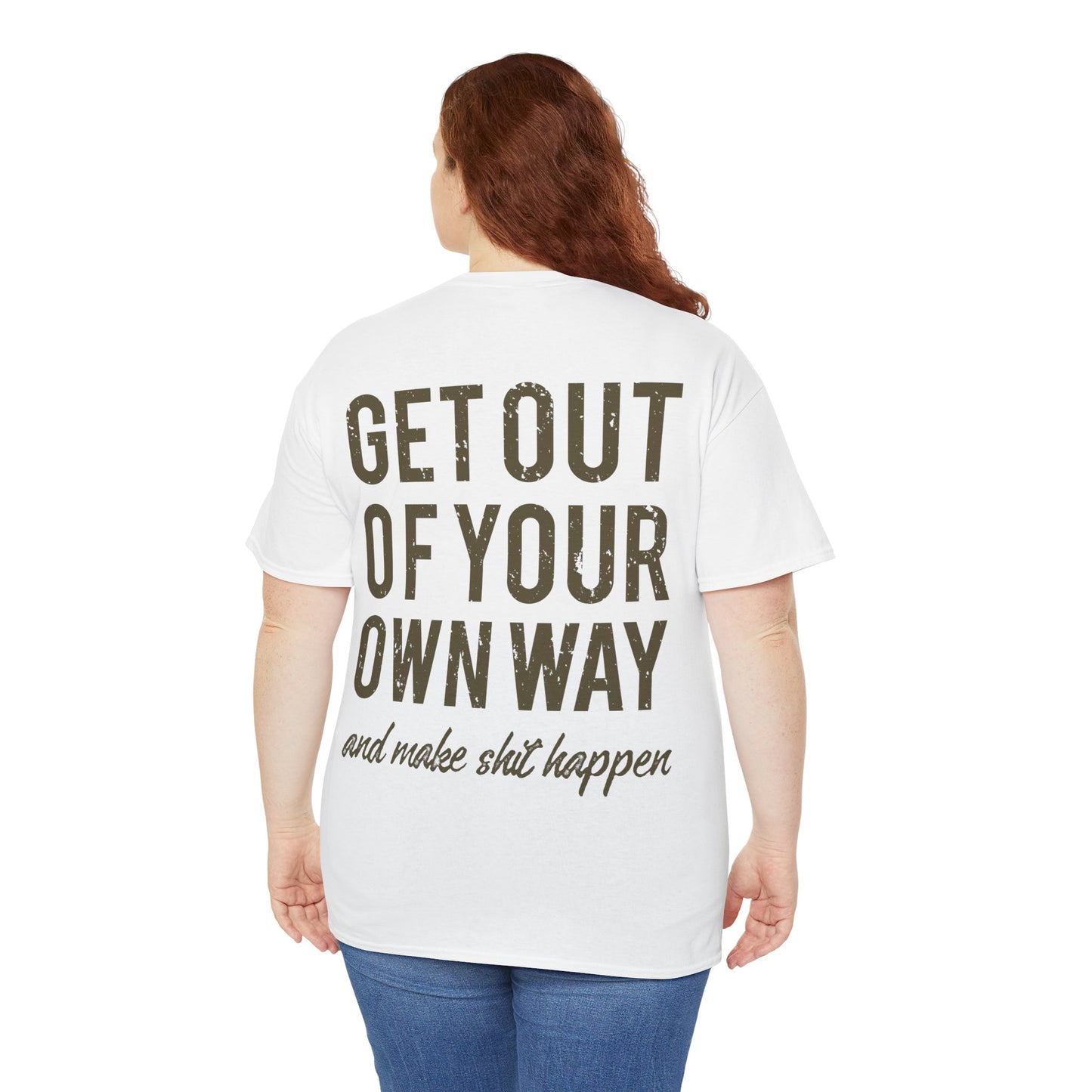 "Make $hit Happen" Unisex Heavy Cotton Tee