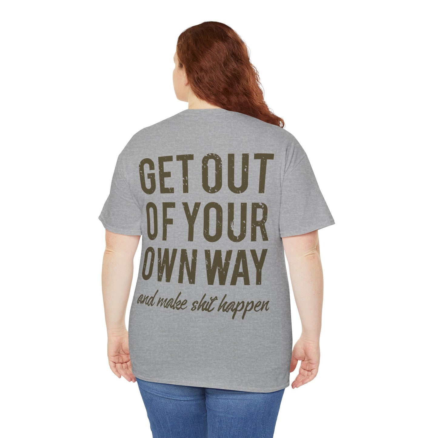 "Make $hit Happen" Unisex Heavy Cotton Tee