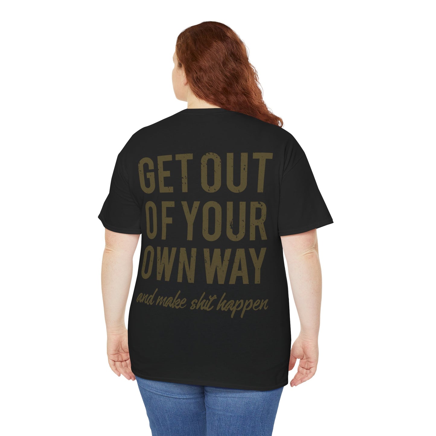 "Make $hit Happen" Unisex Heavy Cotton Tee